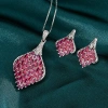 Trang sức kim cương ruby phong cách mới châu Âu Mỹ cho nữ - Giá 288,203₫