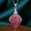 Trang sức kim cương ruby phong cách mới châu Âu Mỹ cho nữ - Giá 288,203₫ 4