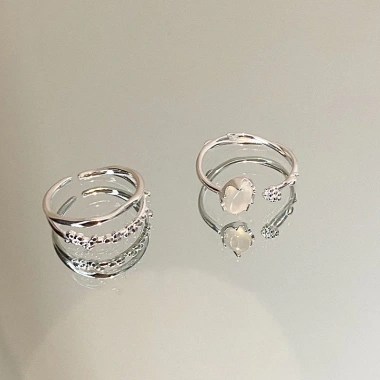 Trang sức nhựa thời trang Hàn Quốc màu tươi sáng, dễ chỉnh - Quà tặng độc đáo cho nữ, giảm giá 46.530₫