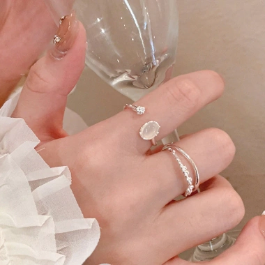 Trang sức nhựa thời trang Hàn Quốc màu tươi sáng, dễ chỉnh - Quà tặng độc đáo cho nữ, giảm giá 46.530₫