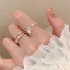 Trang sức nhựa thời trang Hàn Quốc màu tươi sáng, dễ chỉnh - Quà tặng độc đáo cho nữ, giảm giá 46.530₫ 5