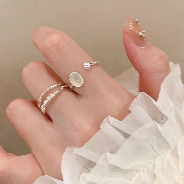Trang sức nhựa thời trang Hàn Quốc màu tươi sáng, dễ chỉnh - Quà tặng độc đáo cho nữ, giảm giá 46.530₫