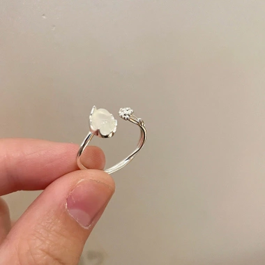 Trang sức nhựa thời trang Hàn Quốc màu tươi sáng, dễ chỉnh - Quà tặng độc đáo cho nữ, giảm giá 46.530₫