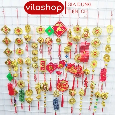 Trang Trí Tết 2.026 Dây Treo Cây Mai Đào Quất - Giá 42.500đ, Đón Xuân Vui Vẻ