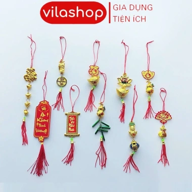 Trang Trí Tết 2.026 Dây Treo Cây Mai Đào Quất - Giá 42.500đ, Đón Xuân Vui Vẻ