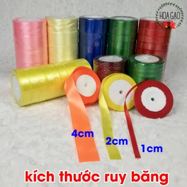 Trang trí Tết ruy băng đỏ, hoa gạo lụa, dây đỏ treo cây - Giá chỉ 19.000đ