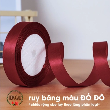 Trang trí Tết ruy băng đỏ, hoa gạo lụa, dây đỏ treo cây - Giá chỉ 19.000đ