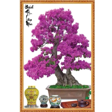 Tranh 3D dán tường Mai Vàng phong thủy - Tài lộc Phú quý May mắn 34.410 VND