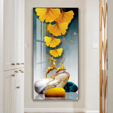 Tranh 3D dán tường PVC khổ lớn 1m2x60cm - Có keo, trang trí phòng khách, ngủ, giá 82.449₫ 2