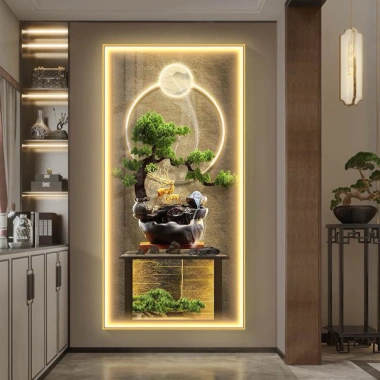 Tranh 3D dán tường PVC khổ lớn 1m2x60cm - Có keo, trang trí phòng khách, ngủ, giá 82.449₫ 9
