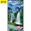 Tranh 3D Phong Cảnh Thác Nước Dán Tường Dán Kính Có Sẵn Keo Giá 108.000đ 6