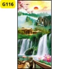 Tranh 3D Phong Cảnh Thác Nước Dán Tường Dán Kính Có Sẵn Keo Giá 108.000đ 8