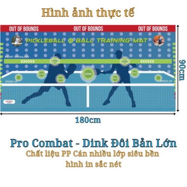 Tranh 5D Pickleball DINK PAD - In sắc nét, chất liệu Xịn, cán đa lớp siêu bền, tập tại nhà 170.000₫ 9