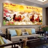 Tranh Bát Mã Ngựa Đáo Thành Công Treo Phòng Khách, May Mắn Tài Lộc, Gương Cao Cấp, 365.000 VND 4