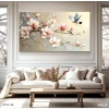 Tranh Canvas Cành Hoa Mộc Lan Cao Cấp Trang trí phòng khách, sofa, đầu giường - Giá chỉ 268.600₫ 3