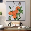 Tranh Canvas Cành Hồng Trĩu Quả - Trang trí phòng khách, spa, giảm giá 105k 5