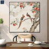 Tranh Canvas Cành Hồng Trĩu Quả - Trang trí phòng khách, spa, giảm giá 105k 7