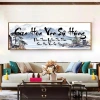 Tranh Canvas Thư Pháp GIA HÒA VẠN SỰ HƯNG - Mẫu mới, treo phòng khách, khu trà, giá ưu đãi 391k 9