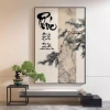 Tranh Canvas Treo Tường Chữ Thư Pháp Phúc Đức Tâm Nghĩa HH165 – Phòng Khách, Thờ, Trà Giá 105.000