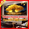 Tranh Cây Tài Lộc Phong Thủy Tráng Gương - Treo Phòng Khách, Hút Vượng Khí, 350.000