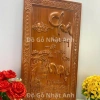 Tranh Cha Mẹ Gỗ Hương Đỏ Đục Nguyên Khối - Treo Tường Trang Trí Phòng Khách, Đồ Gỗ Nhật Anh - 280k 6