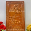 Tranh Cha Mẹ Gỗ Hương Đỏ Đục Nguyên Khối - Treo Tường Trang Trí Phòng Khách, Đồ Gỗ Nhật Anh - 280k 9