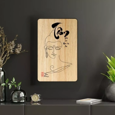 Tranh chữ Tâm thư pháp dán tường phong thủy, decor tiện lợi – chỉ 15.000₫ từ Trầm Thiên Hương Tranh chữ Tâm thư pháp dán tường phong thủy, decor tiện lợi – chỉ 15.000₫ từ Trầm Thiên Hương