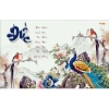 Tranh chữ thư pháp vải lụa Lộc Nhẫn Đức Tâm - Dán tường keo, giá 75.000 VND 7