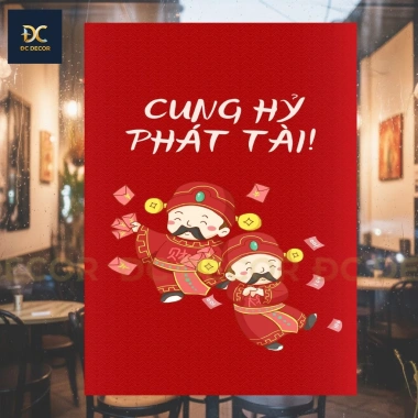 Tranh decal dán Tết 2.026 siêu đẹp - Giá chỉ 56.000₫, giảm 20% cho nhà mới 4