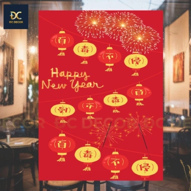 Tranh decal dán trang trí Tết 2.026 siêu đẹp - Decor nhà mới, giá chỉ 56.000đ 2