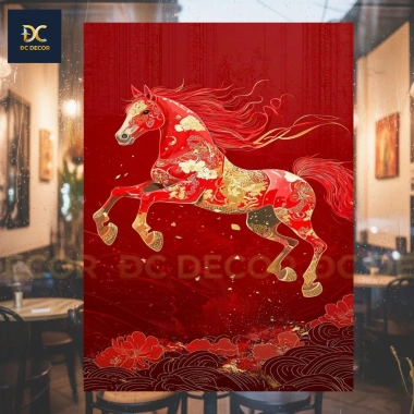 Tranh decal dán trang trí Tết 2.026 siêu đẹp - Decor nhà mới, giá chỉ 56.000đ 8