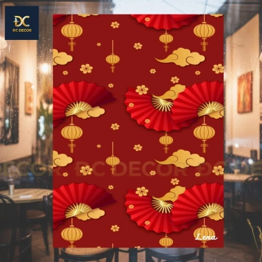 Tranh decal dán trang trí Tết 2.026 siêu đẹp - Decor nhà mới, giá chỉ 56.000đ 10