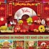 Tranh Decor Phông Nền Lễ Tết 2.026 - 300 Mã Bán Chạy Nhất TET06 KIM3 Giá Ưu Đãi 149k