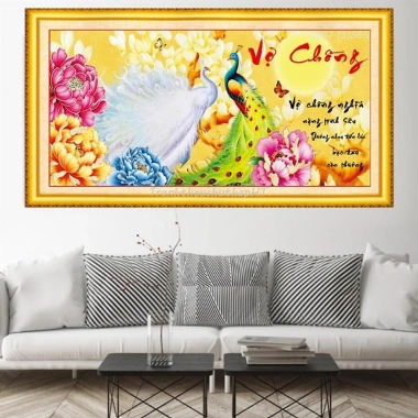 Tranh đính đá 2.025 - Gắn đá tinh tế, giảm giá 105.000 VND, giá gốc 132.300 VND