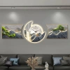 Tranh Đồng Hồ Tráng Gương Treo Tường LED - Điều Khiển Từ Xa, Giá 850.000 VND