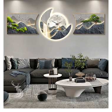 Tranh Đồng Hồ Tráng Gương Treo Tường LED - Điều Khiển Từ Xa, Giá 850.000 VND 4
