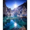 Tranh Gắn Đá 20×30cm 5D Núi & Nước - Bộ DIY Kim Cương Thêu Tường, Quà Tặng Gia Đình, Giá 43.903₫ 10