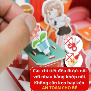 Tranh Ghép 3D Xốp Cỡ Đại Đa Chủ Đề Đồ Chơi Phát Triển Tư Duy Quà Tặng Bé Giá Rẻ 29k
