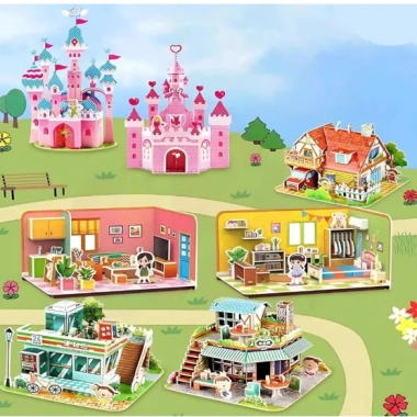 Tranh Ghép 3D Xốp Cỡ Đại Đa Chủ Đề Đồ Chơi Phát Triển Tư Duy Quà Tặng Bé Giá Rẻ 29k