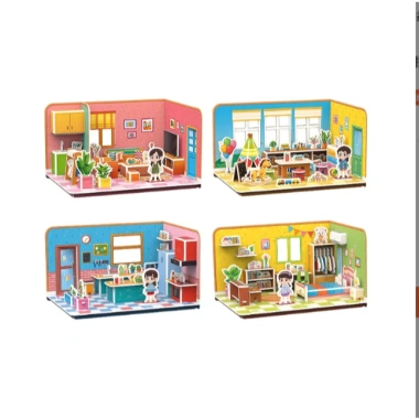 Tranh Ghép 3D Xốp Cỡ Đại Đa Chủ Đề Đồ Chơi Phát Triển Tư Duy Quà Tặng Bé Giá Rẻ 29k