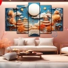 Tranh Ghép 5 Dán Tường Formex Tráng Gương Phong Cảnh 3D Không Khung Giá ưu đãi 127.500₫ 2