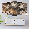 Tranh Ghép 5 Dán Tường Hạc Thọ Thiên Tuế 3D - Formax Tráng Gương, Decor Phòng, Giá ưu đãi 127.500₫ 2