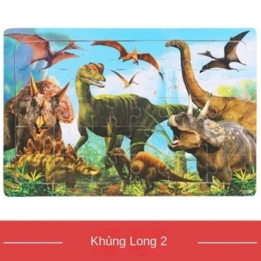 Tranh ghép gỗ 60 mảnh cho bé - Đồ chơi giáo dục, phát triển tư duy, giảm giá 38.000đ