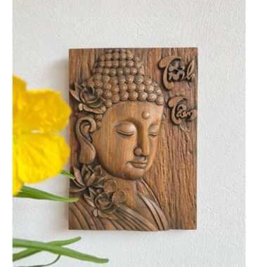 Tranh gỗ Diện Phật Tĩnh Tâm Mộc Decor – Thiết kế tinh tế, giá ưu đãi 149k 2