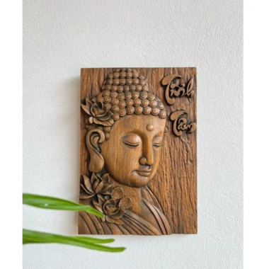 Tranh gỗ Diện Phật Tĩnh Tâm Mộc Decor – Thiết kế tinh tế, giá ưu đãi 149k 5