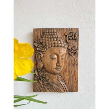 Tranh gỗ Diện Phật Tĩnh Tâm Mộc Decor – Thiết kế tinh tế, giá ưu đãi 149k 9