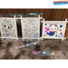 Tranh gỗ tô màu Siêu Nhân, sơn acrylic 8 màu + cọ vẽ, phát triển năng khiếu hội họa bé, chỉ 31.850 VND