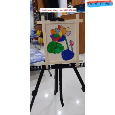Tranh gỗ tô màu Siêu Nhân, sơn acrylic 8 màu + cọ vẽ, phát triển năng khiếu hội họa bé, chỉ 31.850 VND 4
