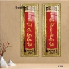 Tranh Hoành Phi Câu Đối Treo Phòng Thờ Tráng Gương Viền Vàng Cao Cấp 24H Decor