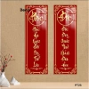 Tranh Hoành Phi Câu Đối Treo Phòng Thờ Tráng Gương Viền Vàng Cao Cấp 24H Decor 2